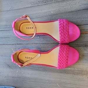 Pink Wedged Heel Torrid NWT no box